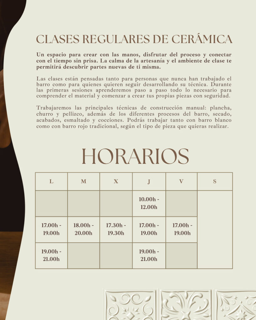 Taller cerámica Casa Cabaliito
